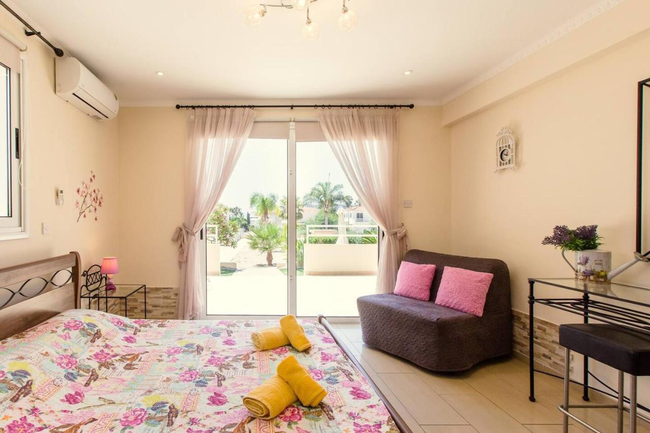 Nissi 3 Pool Access Garden Apartment Ajía Nápa Kültér fotó